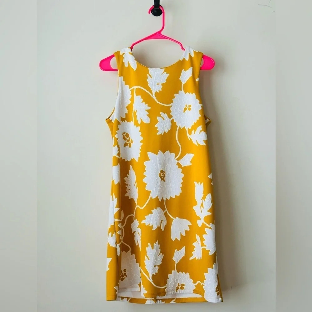 Ronni Nicole Yellow Floral Dress Size M